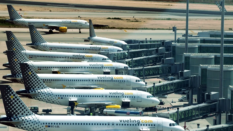 A320 de Vueling en Barcelona. Foto: Vueling